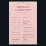 Flyer Arco rosa boda tradiciones duchas de novias juego<br><div class="desc">Diseñado para coordinar con nuestra Colección de Tipos Negrita, dijo que este juego rosa de ducha de novias incluye el moderno y popular arco con texto en negrita con acentos rosa y fucsia. Para una personalización más avanzada de este diseño, por ejemplo, cambiar el diseño, el tamaño de letra o...</div>