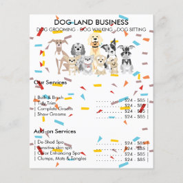 Flyer Arcoiris de los perros