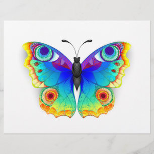 Flyer Arcoiris mariposa Peacock Eye