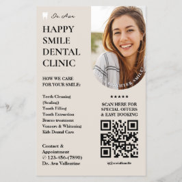 Flyer Arena estética dental estética dental mínima