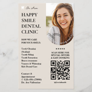 Flyer Arena estética dental estética dental mínima