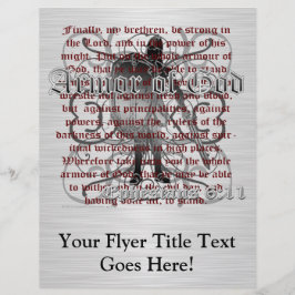 Flyer Armor de Dios Soldado