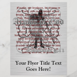 Flyer Armor de Dios Soldado