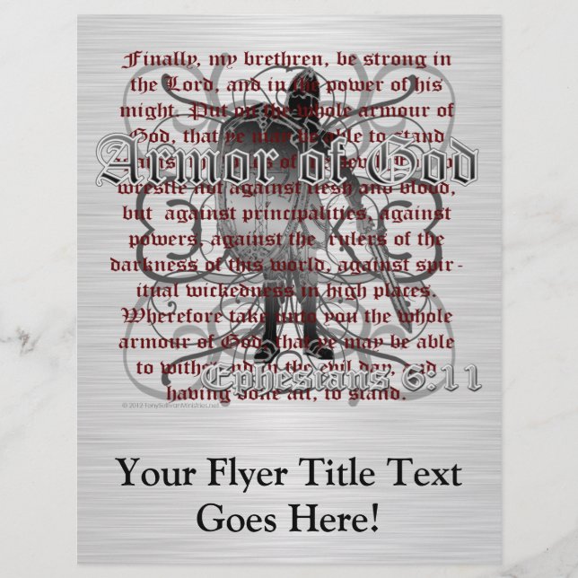 Flyer Armor de Dios Soldado (Frente)