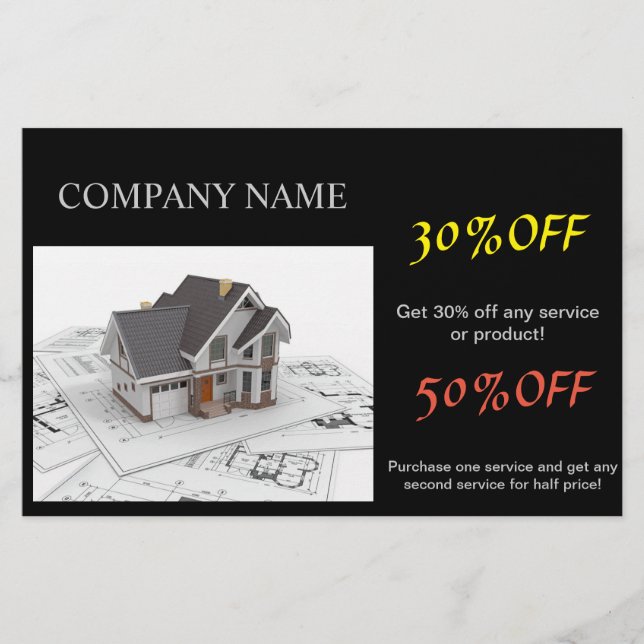 Flyer Arquitecto de construcción de Handyman de renovaci (Frente)