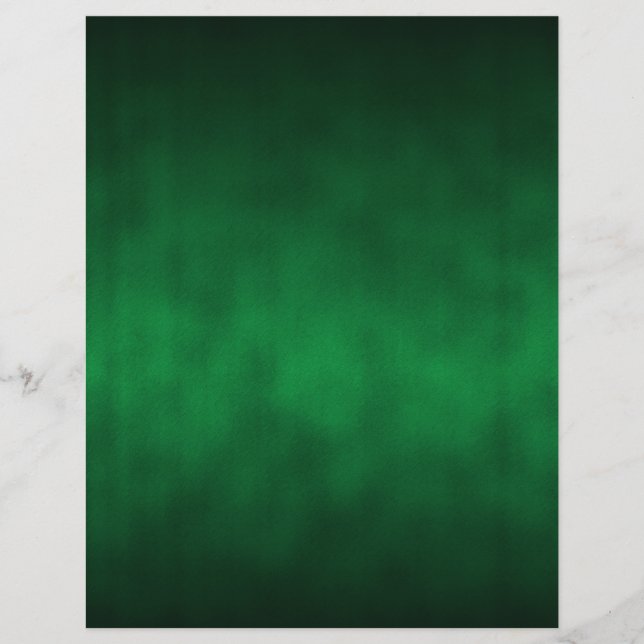 Flyer Arte de fondo gótico ombre verde (Frente)