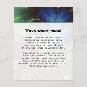 Flyer Arte fractal Joanie 50