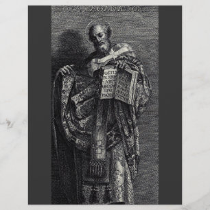 Flyer Arte gráfico de San Atanasio de Alejandría