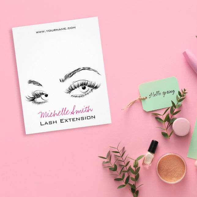 Flyer Artista de maquillaje azota los brotes negro y bla (Subido por el creador)