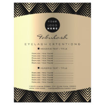 Artista de maquillaje Belleza Oro Negro Logotipo P