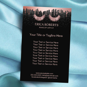 Flyer Artista de Maquillaje de Pestañas Rose Gold Drippi