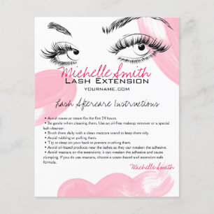 Flyer Artista de maquillaje latió los brotes Instruccion