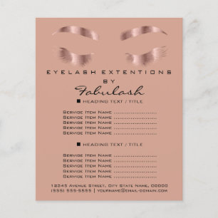 Flyer Artista de maquillaje Salón de belleza Volador SPA