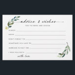 Flyer Asesoramiento minimalista de follaje para la novia<br><div class="desc">Magníficas tarjetas de consejo para la novia y el novio. Para una personalización más avanzada de este diseño, por ejemplo, cambiar el diseño, el tamaño de letra o el tamaño del texto, haga clic en el botón "PERSONALIZAR" de arriba. Por favor, contáctame para cualquier pregunta.</div>