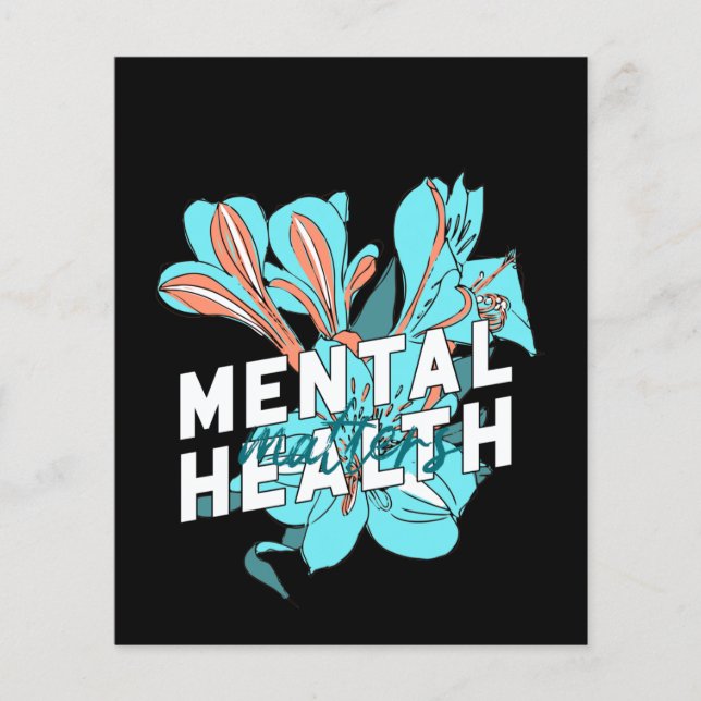 Flyer Asuntos de salud mental (Frente)