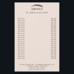 Flyer Augenbrauen minimalista y elegante<br><div class="desc">Personalisierbarer Flyer mit Augenbraue Ilustracion.Perfekt für Augenbrauen & Makeup Artisten,  Friseure und Kosmetiker. Editiere dein Produkt en Minuten en dem Du deine Daten hinzu fügst. Über "weiteres personalisieren" kannst Du die Schriftart/Farbe/Position verändern.</div>