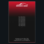 Flyer Auto Detailing Black & Red Automotive moderno<br><div class="desc">Auto Detailing Modern Black & Red Automotive Business Flyers.</div>