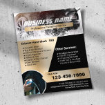 Flyer Auto Detailing Wash Profesional Limpieza Oro<br><div class="desc">Auto Detailing Profesional Wash Cleaning Service Gold Flyers.</div>