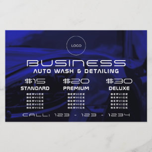 Flyer Automóvil elegante y moderno 