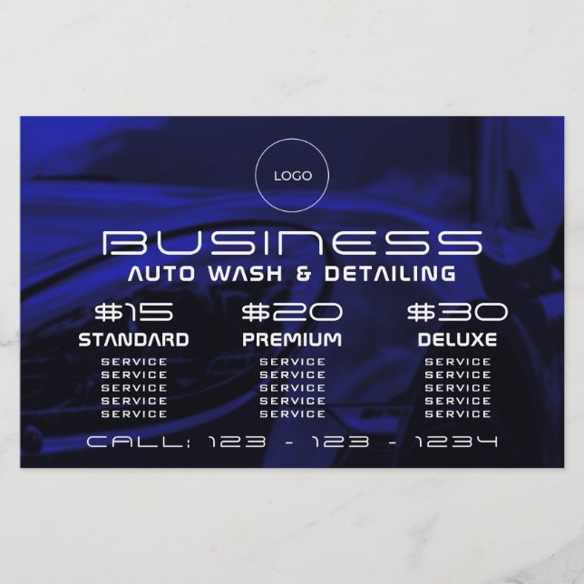 Flyer Automóvil elegante y moderno  (Frente)