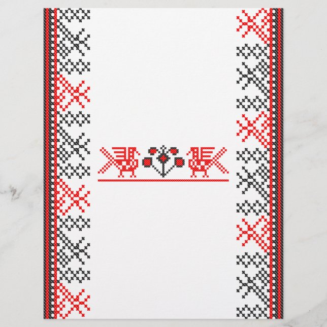 Flyer Aves de punto cruzado (Frente)