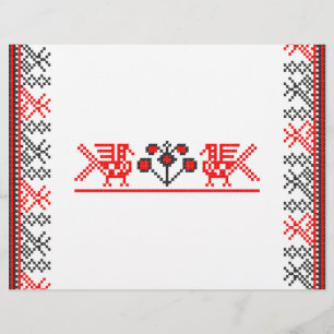 Flyer Aves de punto cruzado