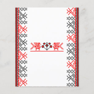 Flyer Aves de punto cruzado