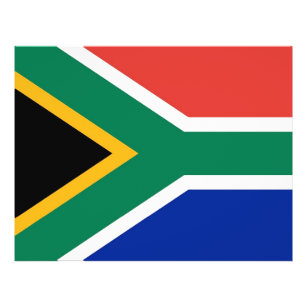 Flyer Aviador con la bandera de Suráfrica