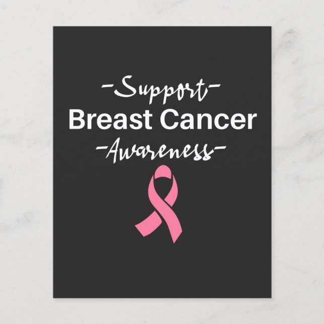 Flyer Ayuda para la toma de conciencia sobre el cáncer d (Frente)