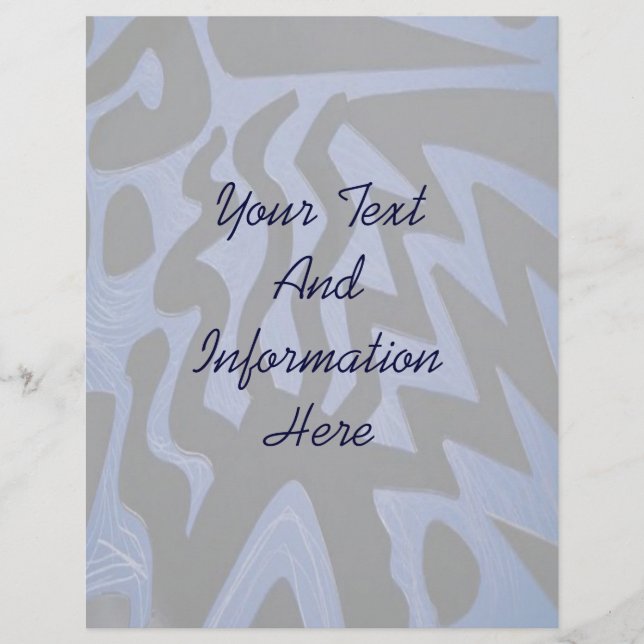 Flyer Azul Funky (Frente)