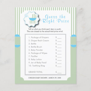 Flyer Azul y Mint Green Buggy - Precio