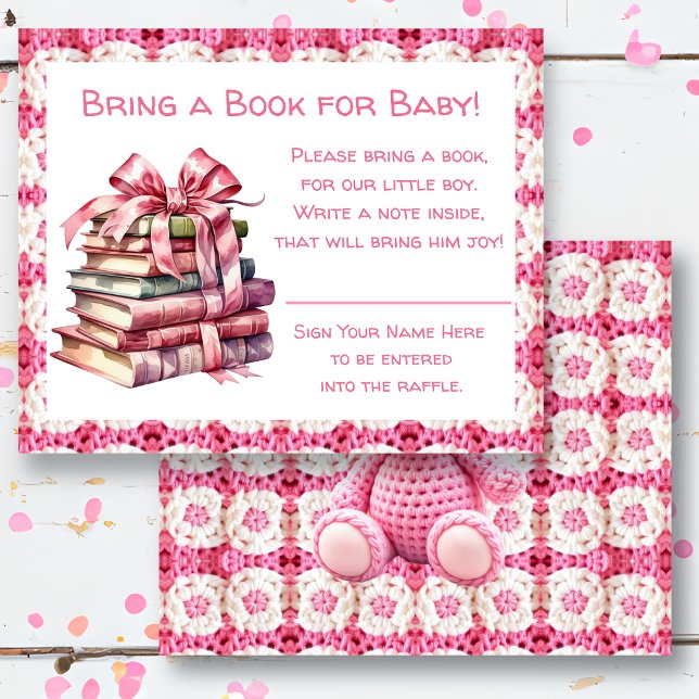 Flyer Baby Shower Bring a Book for Baby (Subido por el creador)