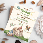 Flyer Baby Shower del Dragon de la Cuenca del Presupuest<br><div class="desc">Presentamos nuestra adorable Invitación Baby Shower Watercolor Dragon, la manera perfecta de establecer el tono caprichoso y encantador para su próxima celebración. Celebra la llegada inminente de una pequeña con este encantador y único diseño de invitación. Diseñado con cuidado y un toque mágico, nuestro ilustracion de dragón acuático roba el...</div>