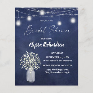 Flyer Baby's Breath de Presupuesto Luces de Tiza B Tórto