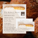 Flyer Baguette fresca, tienda de panadería de moda<br><div class="desc">Baguette Fresca,  Tienda De Panaderías De Moda Volantes De Publicidad Por La Tienda De Tarjetas De Negocios.</div>