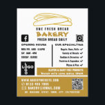Flyer Baguettes recién hechas, panaderos, anuncio de tie<br><div class="desc">Baguettes Frescas,  Panaderías,  Panaderías Tiendas De Panadería Volantes Publicitarios Por La Tienda De Tarjetas De Negocios.</div>