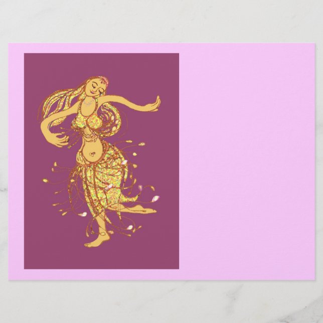 Flyer Bailarinas Belly (Frente)