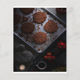 Flyer Baking Some chocolate Cookies