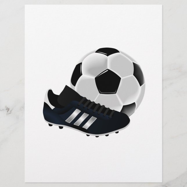 Flyer Balas y zapatos de fútbol (Frente)