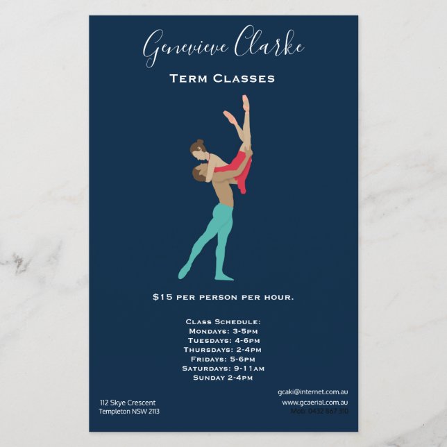 Flyer Ballet (Frente)