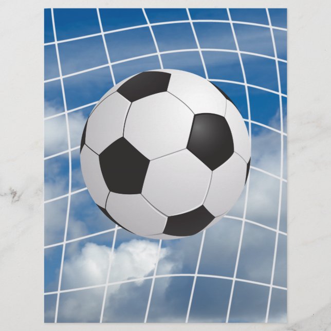 Flyer Balón de fútbol (Frente)