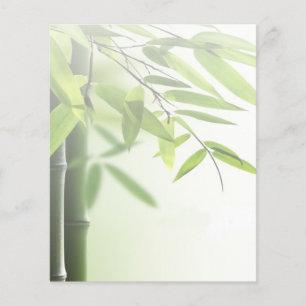 Flyer Bambúes Verdes/Salón de Masajes de Spa y Cuidado d