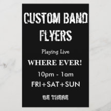 Banda personalizado Blanco negro