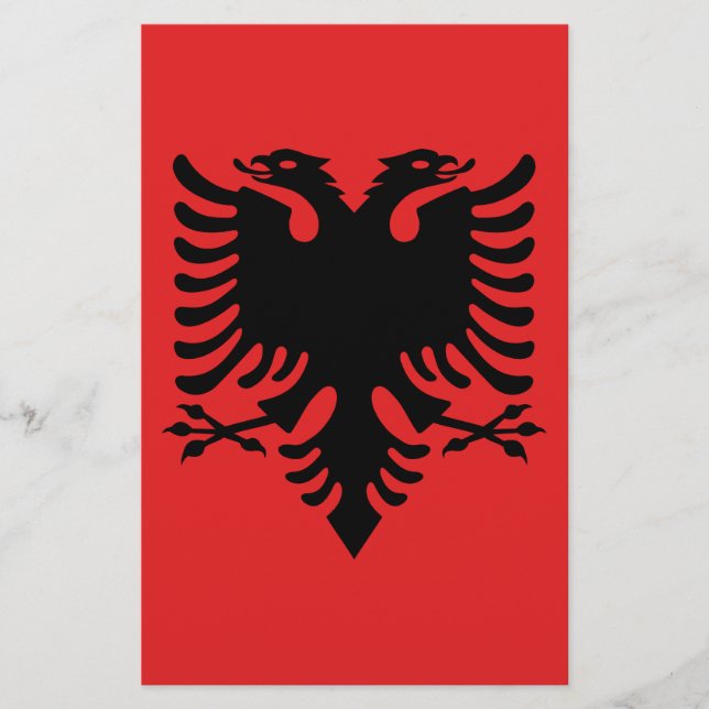 Flyer Bandera de Albania (Frente)