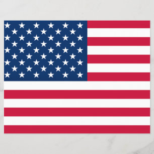 Flyer Bandera de Estados Unidos - Estados Unidos de Amér