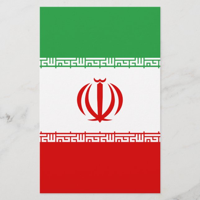 Flyer Bandera de Irán (Frente)