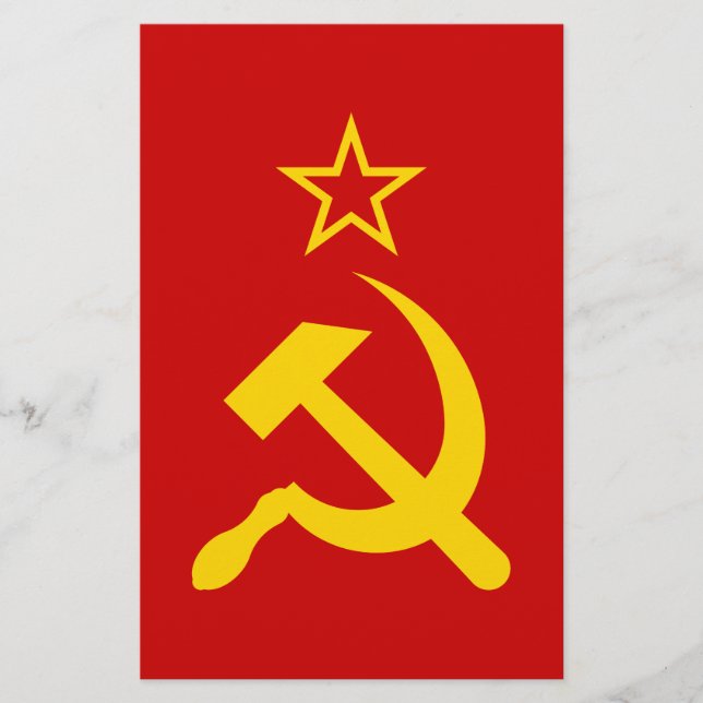 Flyer Bandera de la URSS - Bandera de la Unión Soviética (Frente)