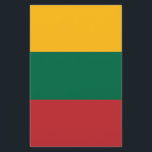 Flyer Bandera de Lituania<br><div class="desc">Bandera de Lituania. La bandera lituana es una tribanda horizontal.</div>