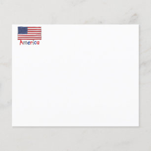 Flyer Bandera de niños de Estados Unidos