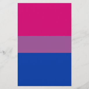 Flyer Bandera de orgullo bisexual